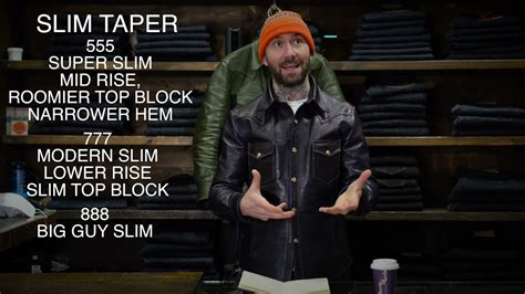 Iron Heart Selvedge Denim Cut Differences 555, 634, .
